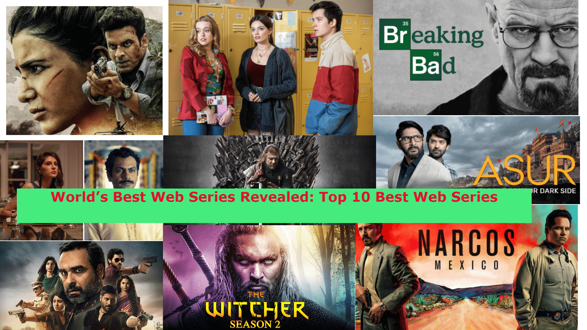 Top 10 Best Web Series in The World [Updated] July 28, 2024