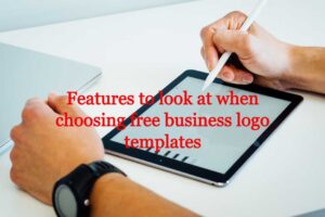 choosing free business logo templates