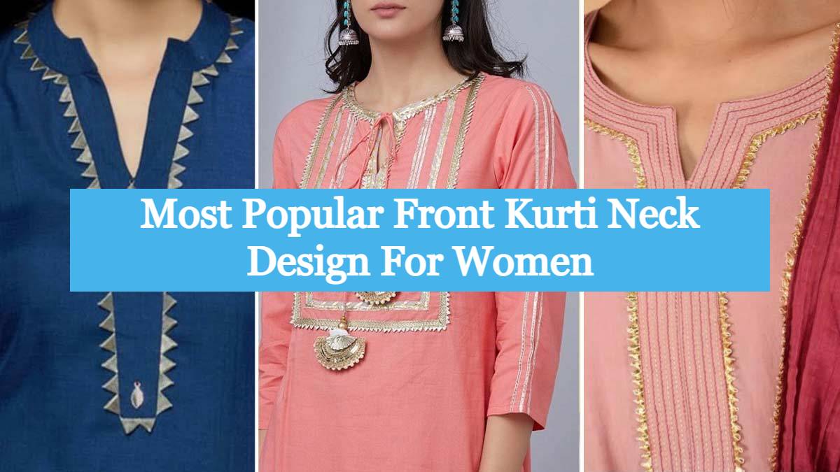 Top more than 172 border neck design for kurti best